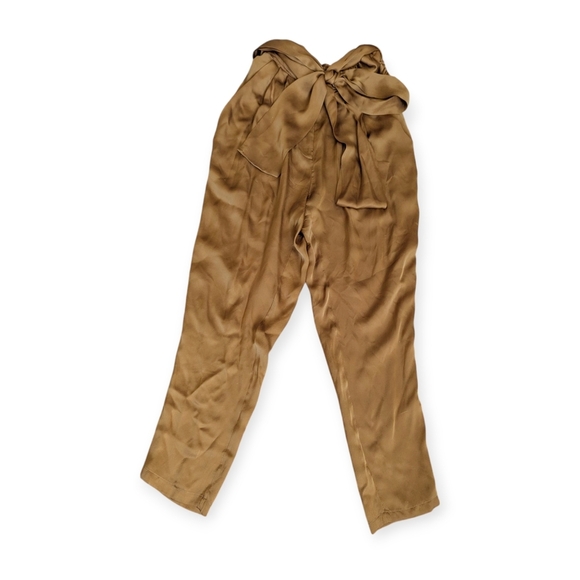 Zimmermann Belted Silk Tapered Pants Workwear Quiet Luxury Chic Size Small - Picture 14 of 15